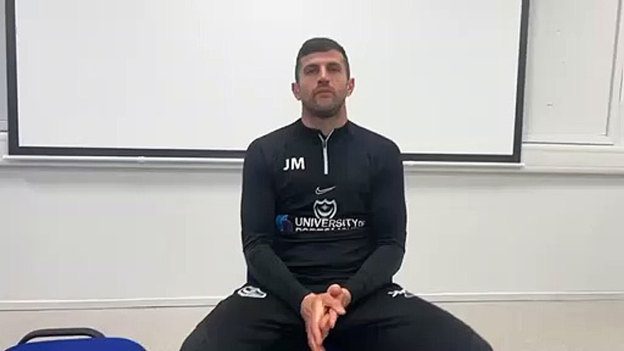 Watch: John Mousinho pre-Accrington
