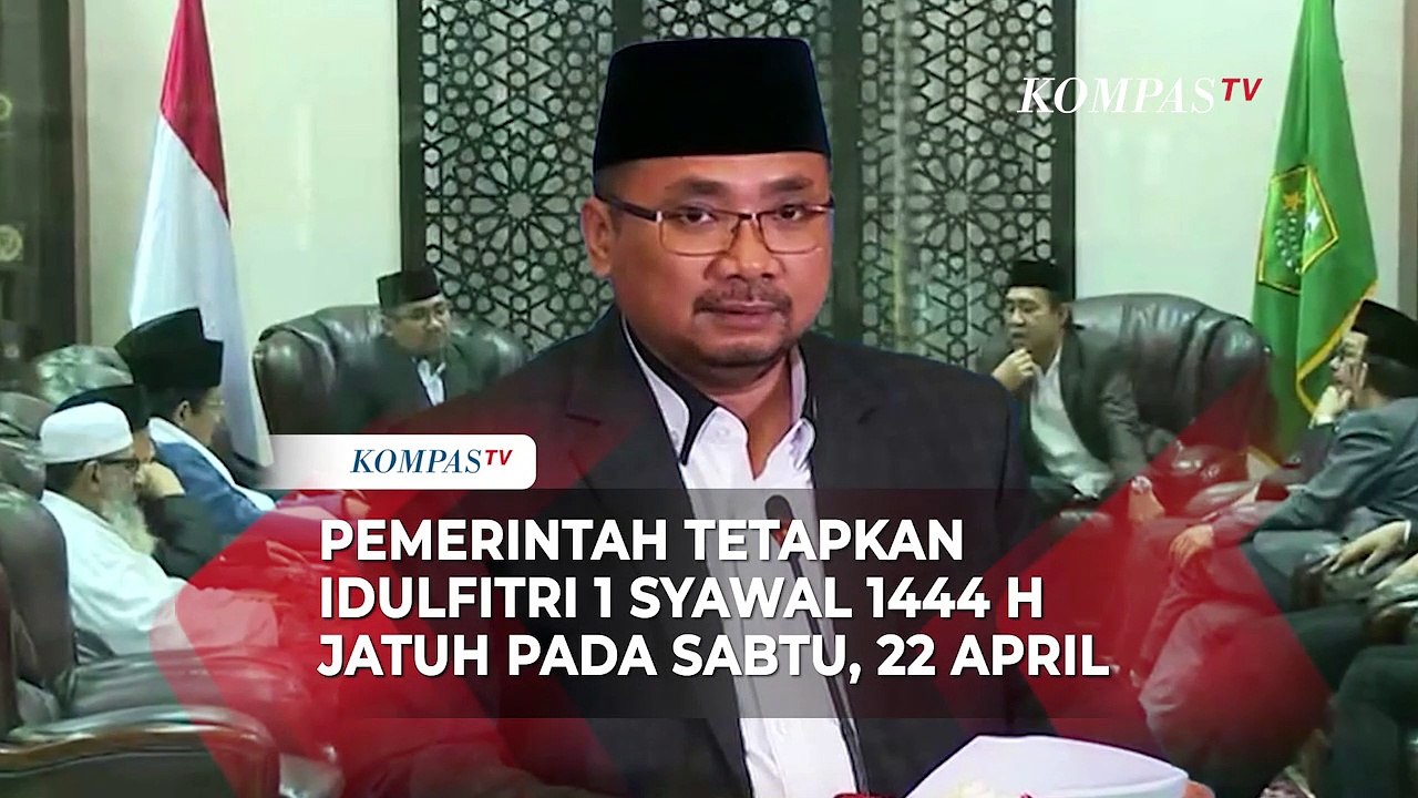 Tok! Pemerintah Tetapkan Idulfitri 1 Syawal 1444 H Jatuh Hari Sabtu, 22 April 2023