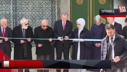 Erdoğan, Topkapı Sarayı'nda restorasyonu tamamlanan bazı kısımların açılışını gerçekleştirdi