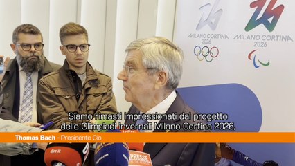Milano-Cortina, Bach "Impressionati dal progetto"