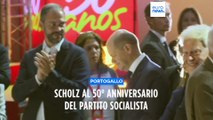 In Portogallo, alla festa dei socialisti, il cancelliere Scholz elogia Antonio Costa