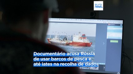Navios russos suspeitos de espionagem no Mar do Norte