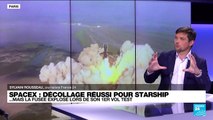 Starship : Elon Musk félicite SpaceX et promet un nouveau vol test 
