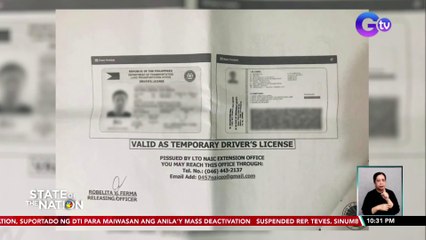Papel na driver’s license, nakuha ng ilang motorista dahil nagkakaubusan na ng plastic cards | SONA