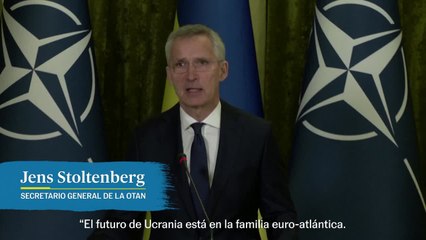 El secretario general de la OTAN,  Jens Stoltenberg: "El futuro de Ucrania es en la OTAN"