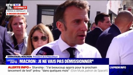 Emmanuel Macron: "La démocratie, c'est dire ce qu'on va faire et faire ce qu'on a dit"