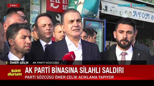 AK Parti Sözcüsü Çelik'ten parti binasına saldırıyla ilgili açıklama: Saldırgan, mensup olduğu partiyi söyledi...