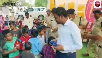 sidhi: SP reached among tribals in Vananchal area Harrai, distributed