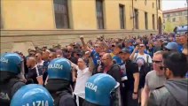 Fiorentina-Lech Poznan, scontri fra i tifosi polacchi e la polizia