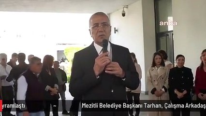 Mezitli Belediye Başkanı Tarhan, Çalışma Arkadaşlarıyla Bayramlaştı