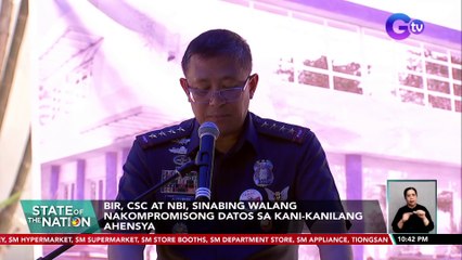 DICT, iniimbestigahan ang umano'y data breach sa personal information at iba pang datos ng mga pulis | SONA
