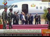 Arriba a Venezuela el presidente del Estado Plurinacional de Bolivia Luis Arce