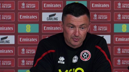 Paul Heckingbottom on Sheffield United's FA Cup semi-final clash against Manchester City
