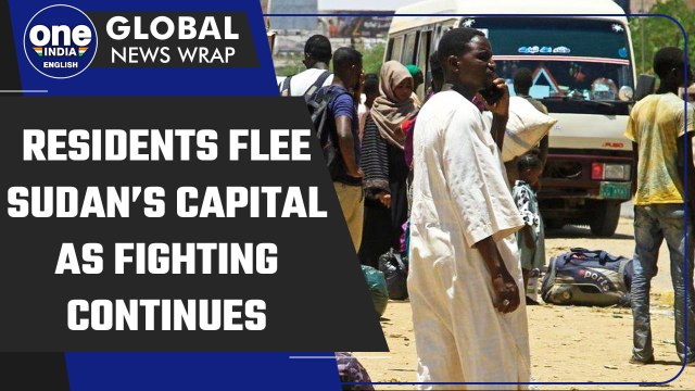 Sudan conflict: Residents flee capital Khartoum as fighting continues | Oneindia News