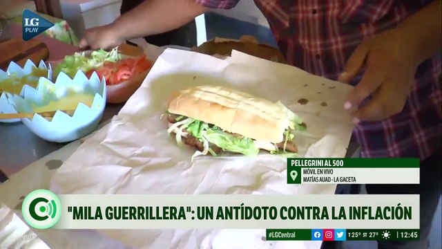 Mila Guerrillera : venden un sánguche a 600 pesos