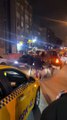 AKP plakalı çakarlı lüks aracın sürücüsüne boğun eğmeyen taksici gündemde