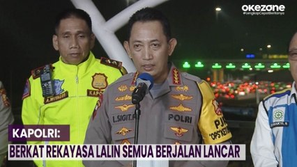 Pemudik di Tol Cikampek Capai Angka Tertinggi, Kapolri: Berkat Rekayasa Lalin Semua Berjalan Lancar
