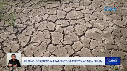 El Niño, posibleng makaapekto sa presyo ng mga bilihin | Saksi