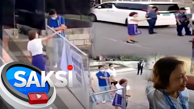 Sen. Cynthia Villar, iginiit na wala siyang ginagawang masama kaugnay sa viral video kung saan pinagagalitan niya ang ilang guwardiya | Saksi