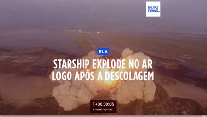 "Starship" explode pouco depois de descolar com sucesso
