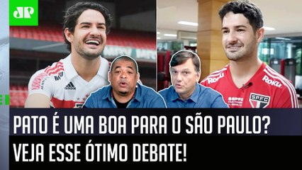 "EU NÃO ACHO NENHUM ABSURDO! Se o Pato VOLTAR ao São Paulo, vai ser um JOGADOR para..." VEJA DEBATE!