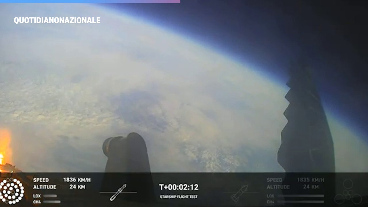 Riuscito a metà il lancio della navetta Starship