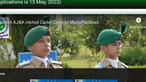 Cadet College Muzaffarabad Jobs 2023 | Latest Government Jobs 2023