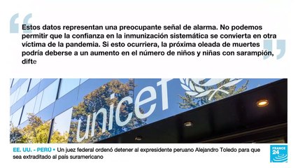 Unicef: disminuyó el número de niños vacunados en el mundo