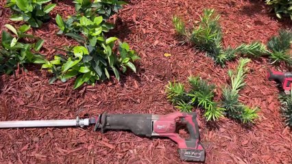 Clever Method for Placing an Irrigation Pipe