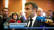 Abuchean al presidente de Francia por su reforma al sistema de pensiones