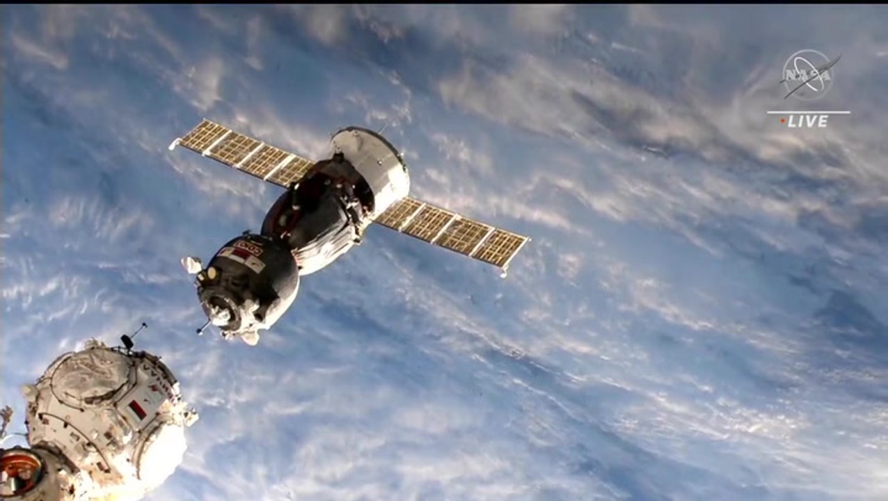 Crewed Soyuz Spacecraft Moved To New Space Station Docking Port