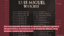 Luis Miguel por fin anuncia fechas de su gira: conoce cuándo se presenta en tu ciudad