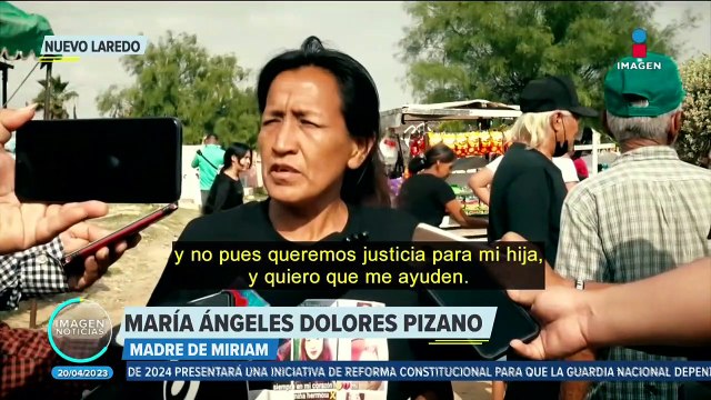 Despiden a Miriam, joven asesinada por la GN en Nuevo Laredo, Tamaulipas