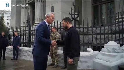 El secretario general de la OTAN realiza su primer viaje a Ucrania tras la invasión rusa