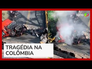Ponte desaba e deixa dois mortos e 15 feridos na Colômbia