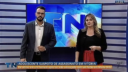Adolescente suspeito de assassinato é detido em Vitória
