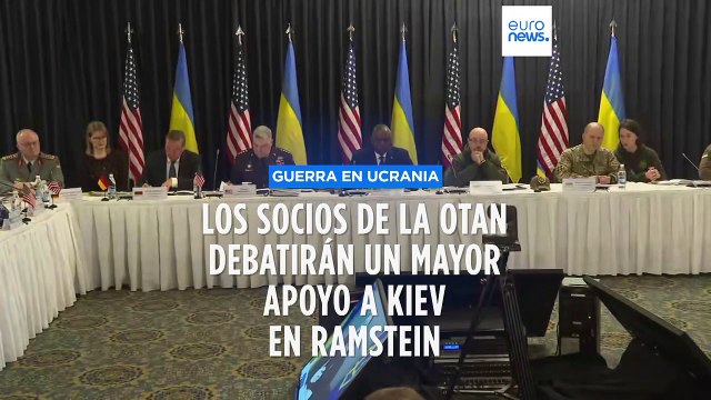 El grupo de contacto para Ucrania debatirá en la base de Ramstein un mayor apoyo militar a Kiev