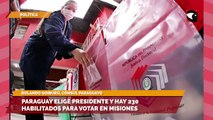 Paraguay elige presidente y hay 230 habilitados para votar en Misiones