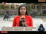 Ciudadanos respaldan fortalecimiento de la relaciones binacionales entre Venezuela y Bolivia