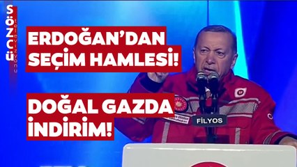 Erdoğan’dan Seçim Öncesi Yeni Hamle! Doğal Gaz İndirimini Duyurdu