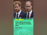 Prince William broke down over accusations of beating Harry #william #HARRY