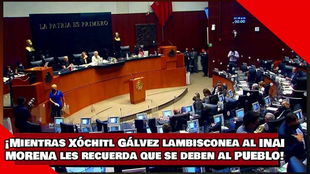 ¡VEAN! ¡Mientras Xóchitl Gálvez lambisconea al INAI MORENA les recuerda que se deben al PUEBLO!