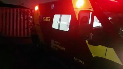 Mulher fica ferida em acidente no Santa Felicidade