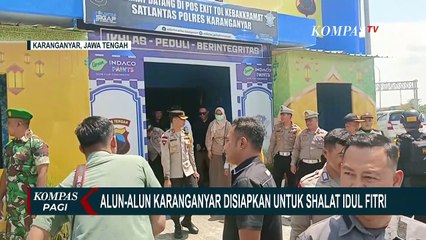 Alun-Alun Karanganyar Disiapkan Pemerintah untuk Muhammadiyah yang Shalat Idulfitri Hari Ini