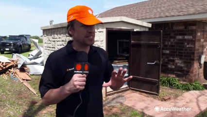 Above-ground shelter saves lives during Oklahoma tornado