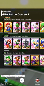 Mario Kart Tour: Mario Tour: Luigi Cup for Coins