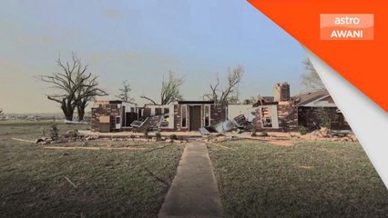 Dua orang terbunuh akibat ribut petir dan taufan di Oklahoma