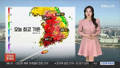 [날씨] 전국 황사 영향 미세먼지↑…동쪽 곳곳 황사위기경보 '관심'
