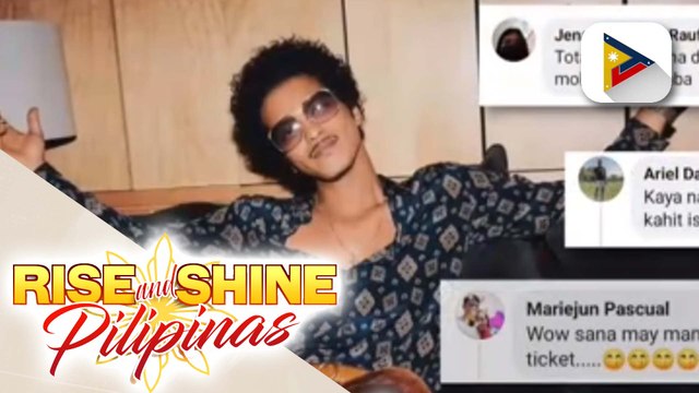 TALK BIZ | Bruno Mars, magbabalik sa Pilipinas para sa kanyang concert