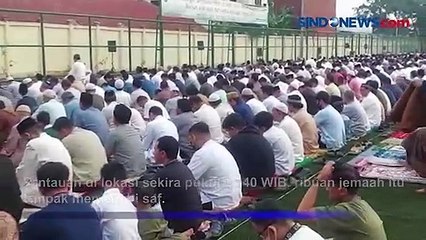 Ribuan Umat Muslim Muhammadiyah Ikuti Salat Id di Lapangan Wijaya Kusuma Kemanggisan